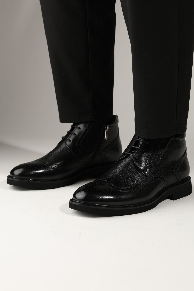 Ботинки мужские Fabio Monelli 181364 - Вид 4 - интернет магазин sandalini.ua