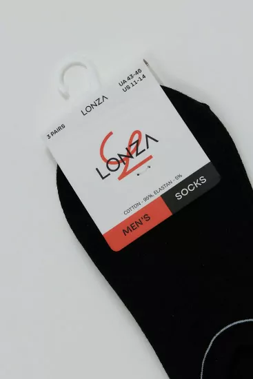 Сліди бавовняні чоловічі 3 шт. Lonza 43-46 р. 2006