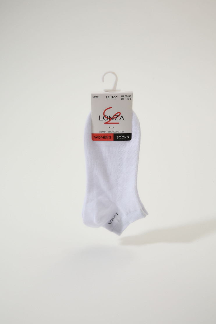 Шкарпетки бавовна жіночі 1 шт. Lonza 35-38 нар. 200541 - Вид 3 - інтернет магазин sandalini.ua