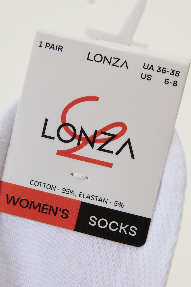 Шкарпетки бавовна жіночі 1 шт. Lonza 35-38 нар. 200541 - Вид 4 - інтернет магазин sandalini.ua