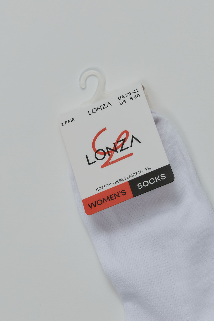 Носки хлопковые женские 1 шт. Lonza 39-41 р. 200543 - Вид 2 - интернет магазин sandalini.ua