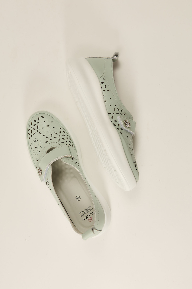 Мокасини ALLSY 195225 - Вид 2 - інтернет магазин sandalini.ua