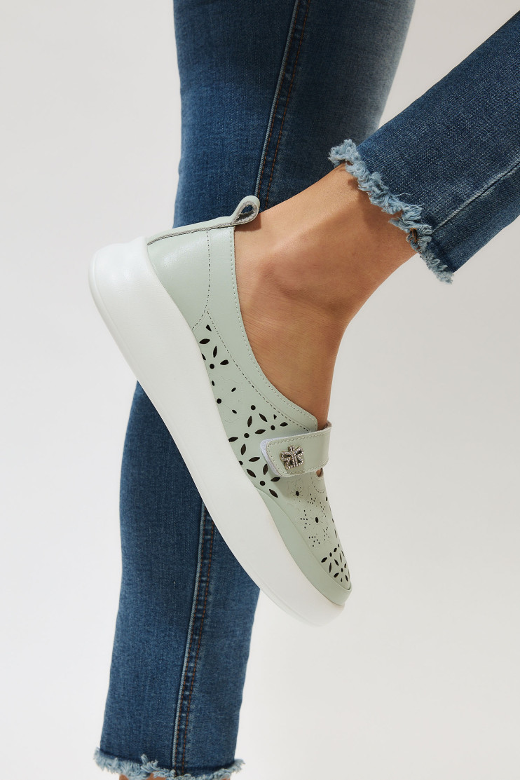 Мокасини ALLSY 195225 - Вид 7 - інтернет магазин sandalini.ua