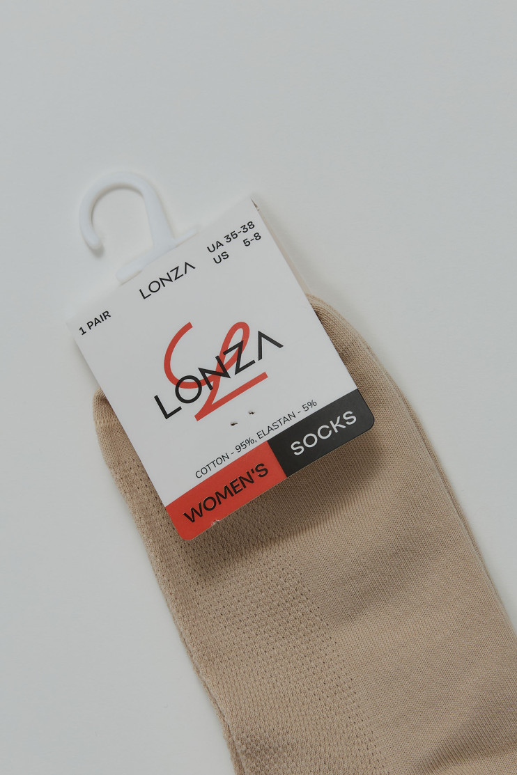 Носки хлопковые женские 1 шт. Lonza 35-38 р. 200549 - Вид 2 - интернет магазин sandalini.ua