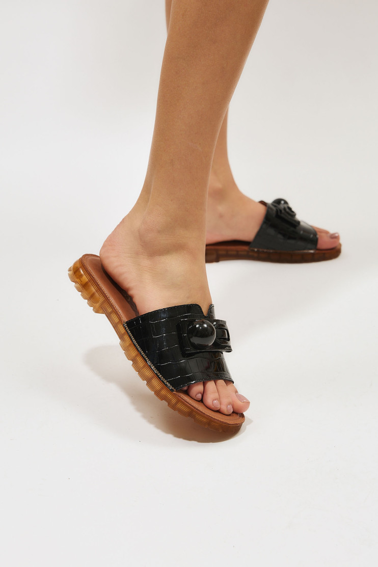 Шлепанцы ALLSY 196098 - Вид 9 - интернет магазин sandalini.ua