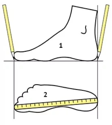 Подбор размера обуви