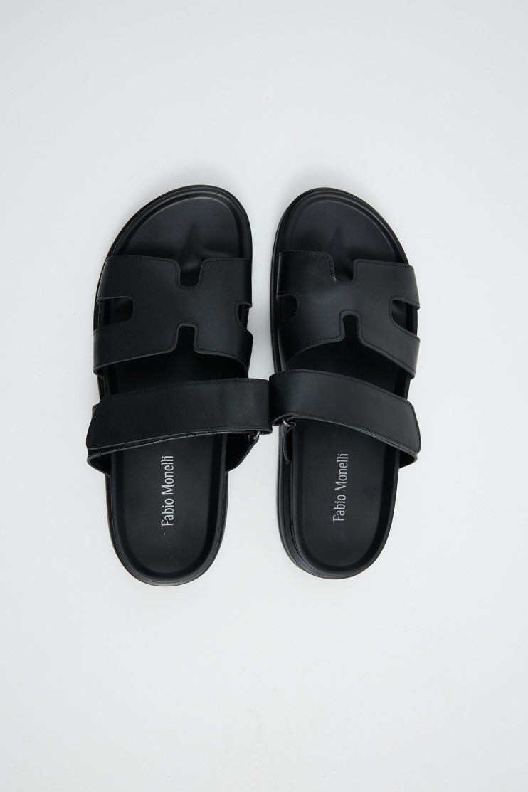 Шльопанці чоловічі Fabio Monelli 199581 - Вид 3 - інтернет магазин sandalini.ua