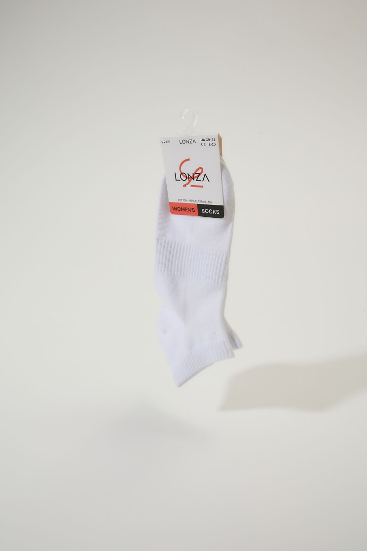 Шкарпетки бавовна жіночі 1 шт. Lonza 39-41 нар. 200568 - Вид 6 - інтернет магазин sandalini.ua