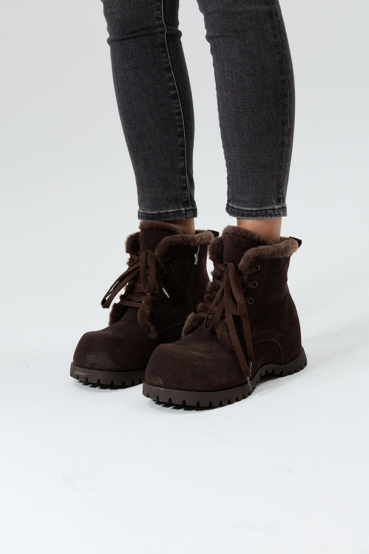 Ботинки ALLSY 201815 - Вид 4 - интернет магазин sandalini.ua