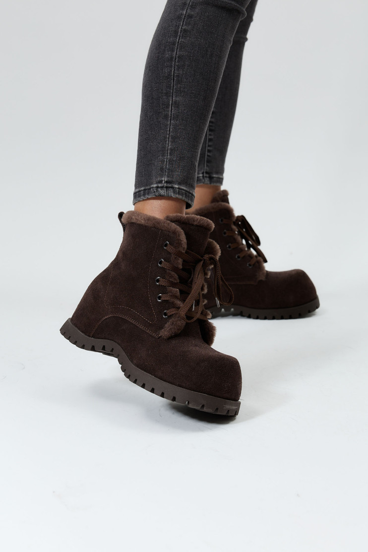 Ботинки ALLSY 201815 - Вид 7 - интернет магазин sandalini.ua