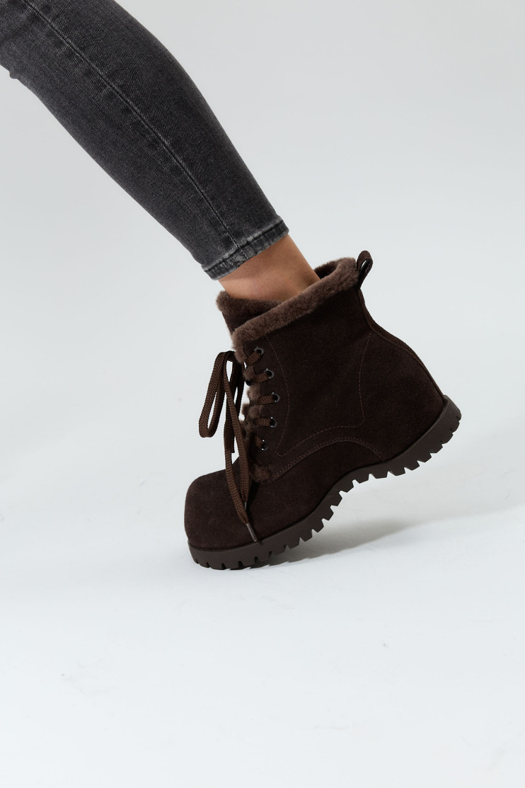 Ботинки ALLSY 201815 - Вид 9 - интернет магазин sandalini.ua