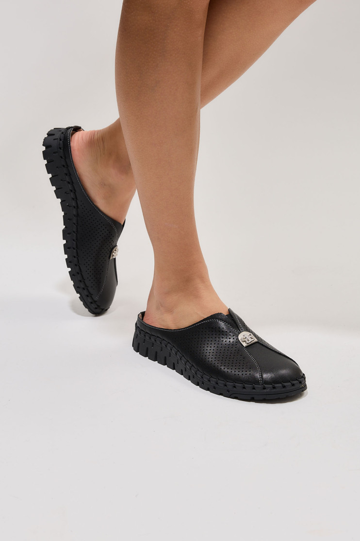 Шлепанцы ALLSY 195214 - Вид 9 - интернет магазин sandalini.ua