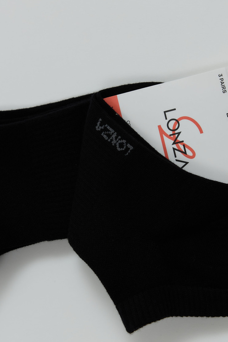 Носки хлопковые женские 3 шт. Lonza 35-38 р. 200576 - Вид 3 - интернет магазин sandalini.ua