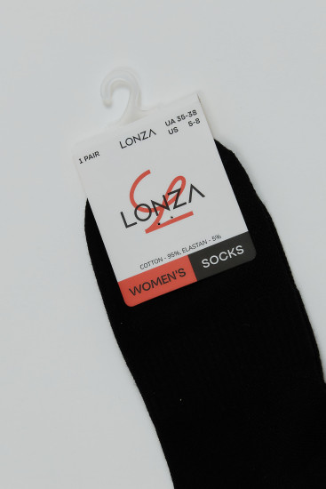 Носки хлопковые женские 1 шт. 35-38 р. Lonza 200572