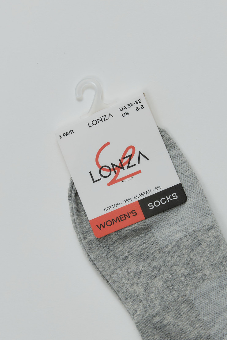 Шкарпетки бавовняні жіночі 1 шт. Lonza 35-38 нар. 200579 - Вид 2 - інтернет магазин sandalini.ua