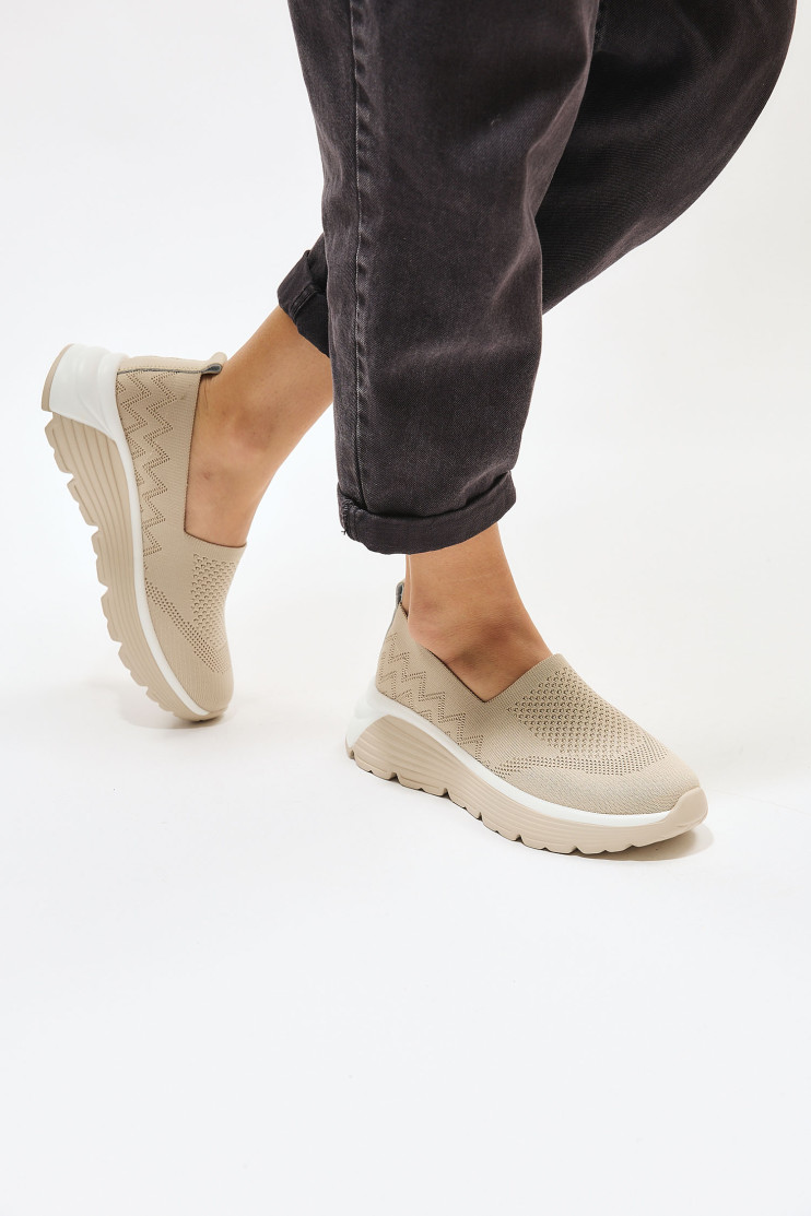 Слипоны ALLSY 195645 - Вид 3 - интернет магазин sandalini.ua