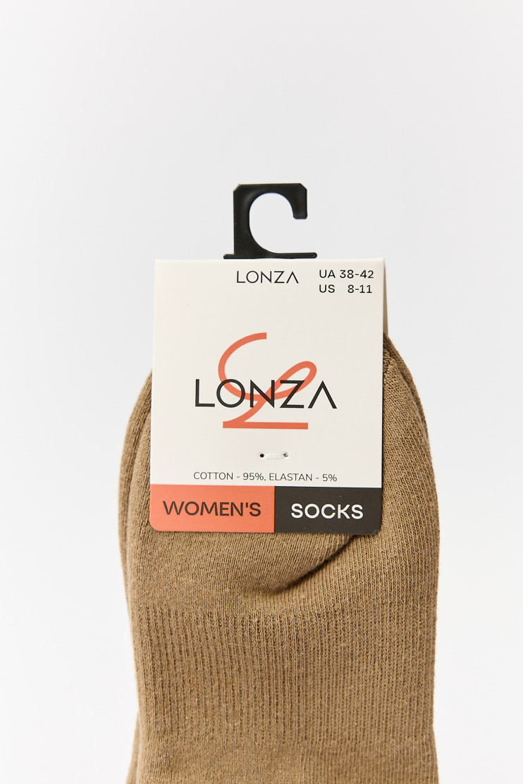 Носки хлопковые женские 1 шт. Lonza 222964 - Вид 4 - интернет магазин sandalini.ua