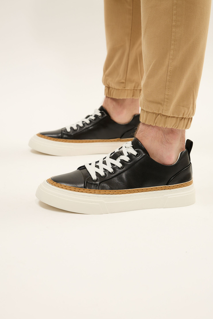 Кеды мужские Fabio Monelli 186309 - Вид 3 - интернет магазин sandalini.ua