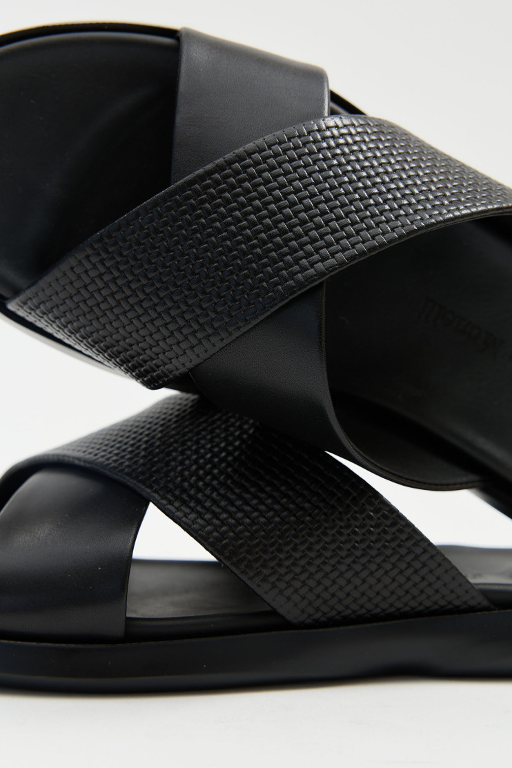 Шлепанцы мужские Fabio Monelli 199638 - Вид 6 - интернет магазин sandalini.ua