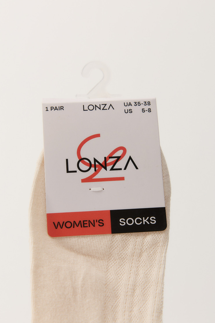 Носки хлопковые женские 1 шт. Lonza 214036 - Вид 3 - интернет магазин sandalini.ua