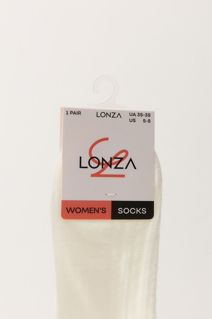 Шкарпетки бавовняні жіночі 1 шт. Lonza 214037 - Вид 2 - інтернет магазин sandalini.ua