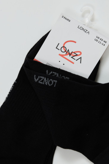 Шкарпетки чоловічі бавовняні 3 шт. Lonza 43-46р. 200685
