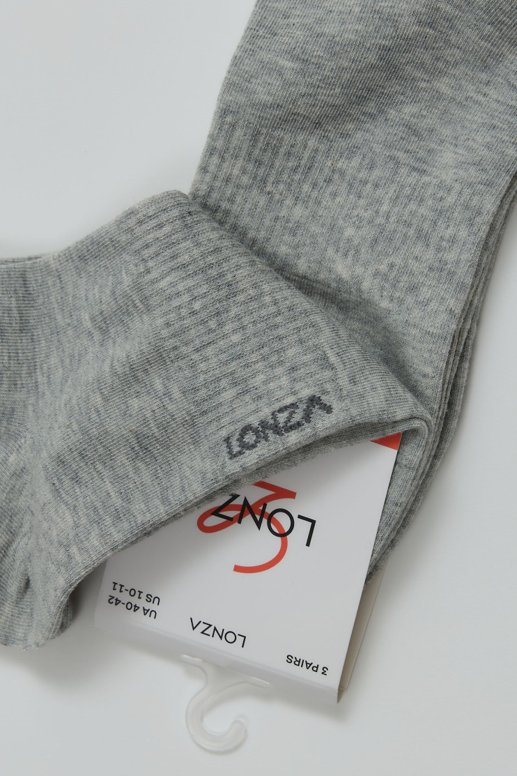 Шкарпетки бавовняні чоловічі 3 шт. - Вид 3 - інтернет магазин sandalini.ua