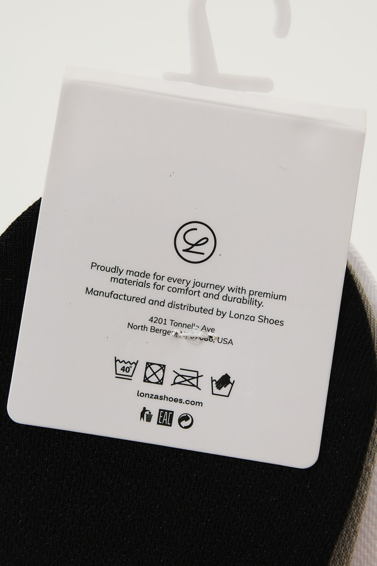 Сліди бавовна чоловіча 3 шт. Lonza 43-46р. 200669 - Вид 3 - інтернет магазин sandalini.ua