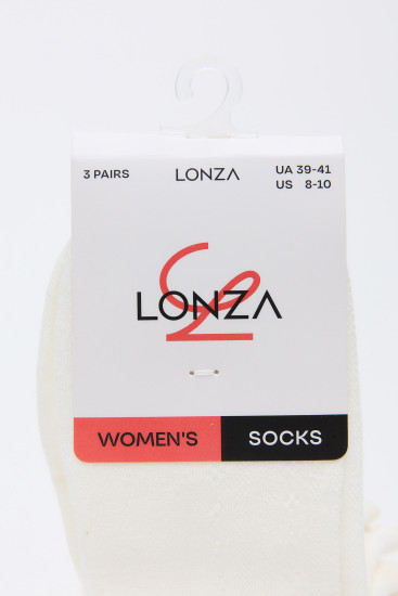Носки женские 3 шт. 39-41 р. Lonza 214236