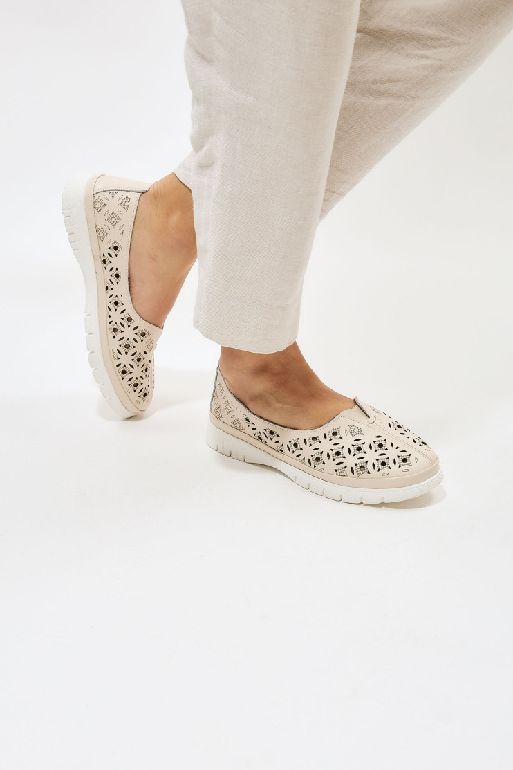 Мокасины ALLSY 195181 - Вид 3 - интернет магазин sandalini.ua