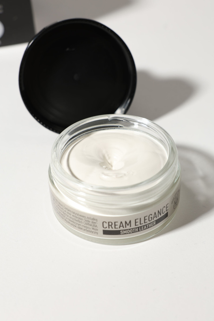 Крем белый + губка Eleqance COCCINE 187515 - Вид 5 - интернет магазин sandalini.ua