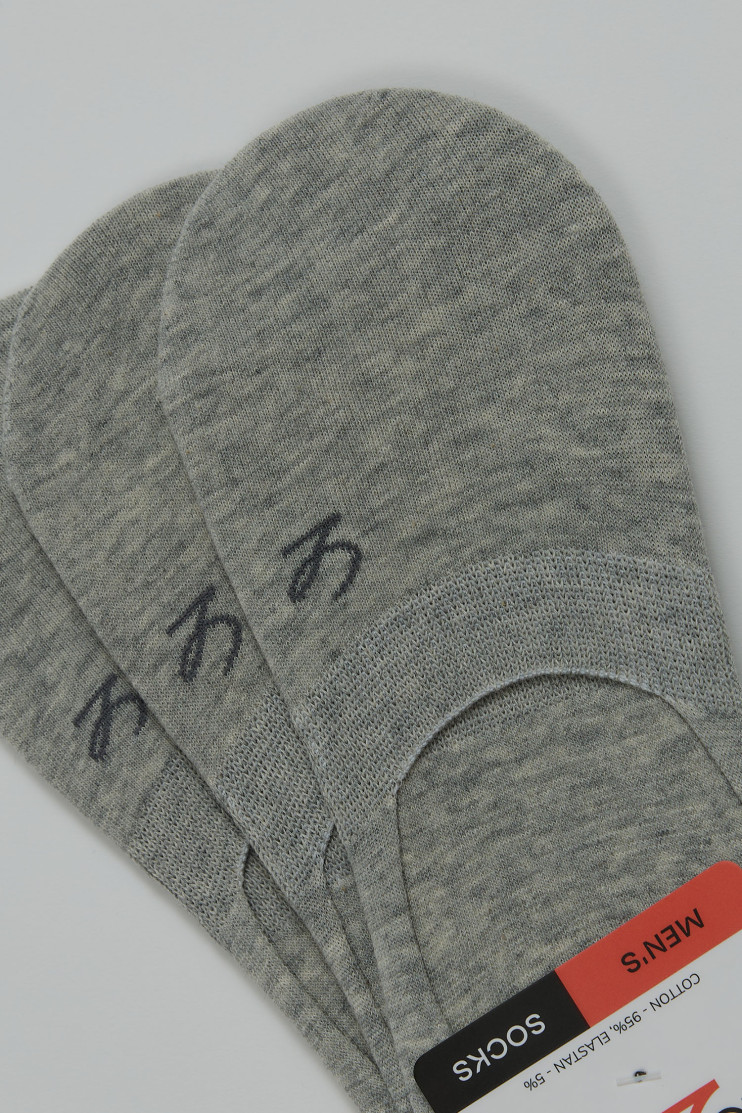 Следы хлопковые мужские 3 шт. Lonza 40-42 р. 200664 - Вид 3 - интернет магазин sandalini.ua