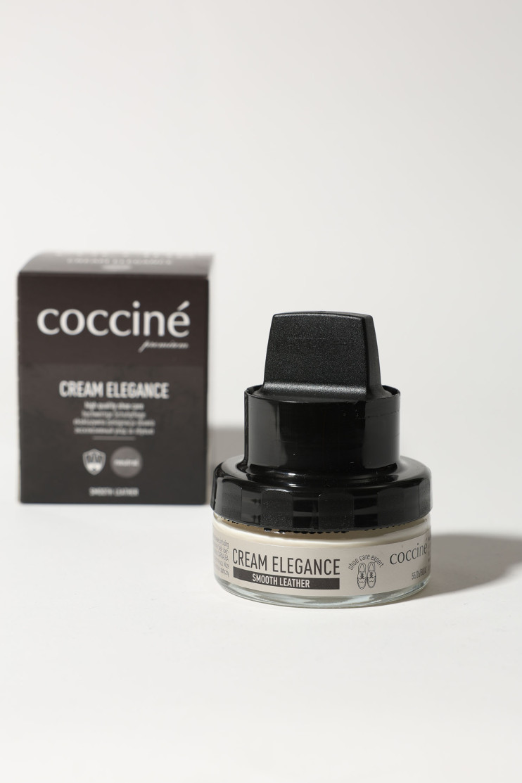 Крем нейтральный + губка Eleqance COCCINE 187513 - Вид 3 - интернет магазин sandalini.ua