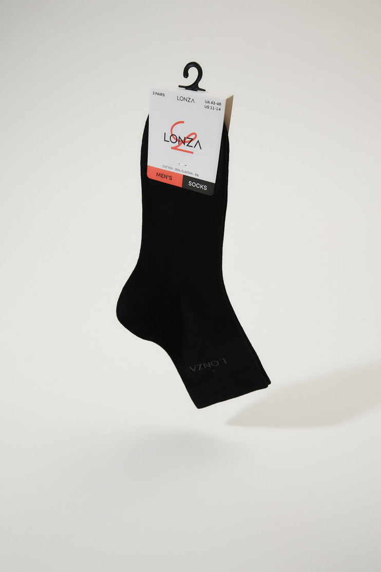 Шкарпетки чоловічі бавовна 3 шт. Lonza 43-46р. 200679 - Вид 1 - інтернет магазин sandalini.ua