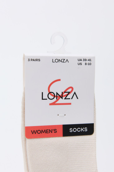 Носки женские 3 шт. 39-41 р. Lonza 214245
