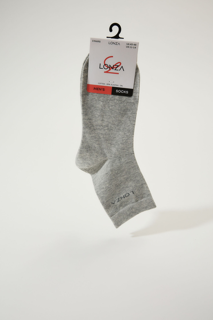 Носки хлопок мужские 3 шт. Lonza 43-46 р. 200681 - Вид 1 - интернет магазин sandalini.ua