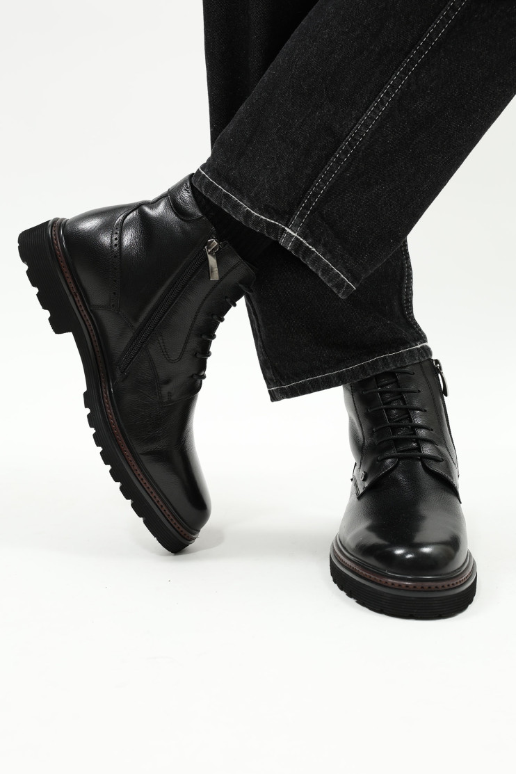 Ботинки мужские Fabio Monelli 181350 - Вид 3 - интернет магазин sandalini.ua