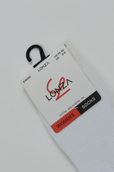 Следы хлопковые женские 3 шт. Lonza 35-38 р. 200550