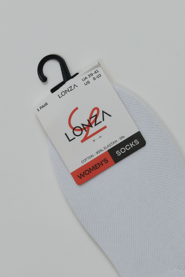 Следы хлопковые женские 1 шт. Lonza 39-41 р. 200558 - Вид 2 - интернет магазин sandalini.ua