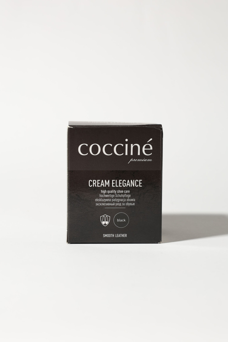 Крем черный + губка Eleqance COCCINE 187514 - Вид 2 - интернет магазин sandalini.ua