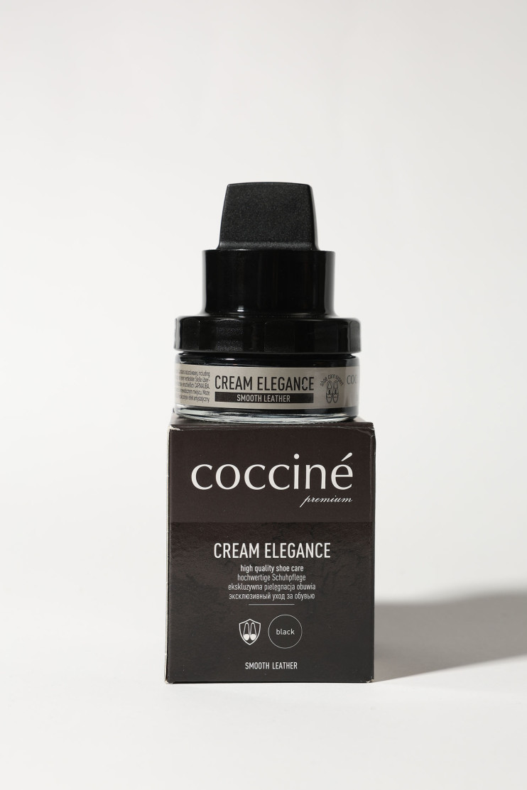 Крем черный + губка Eleqance COCCINE 187514 - Вид 1 - интернет магазин sandalini.ua