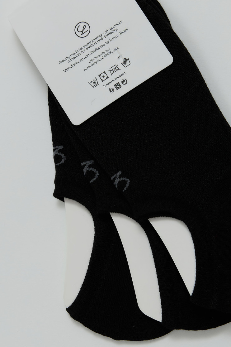 Следы хлопковые женские 3 шт. Lonza 35-38 р. 200560 - Вид 3 - интернет магазин sandalini.ua