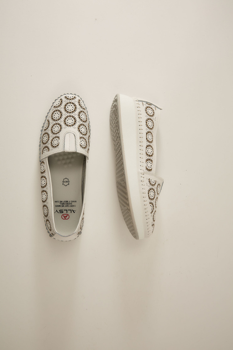 Мокасины ALLSY 195178 - Вид 5 - интернет магазин sandalini.ua