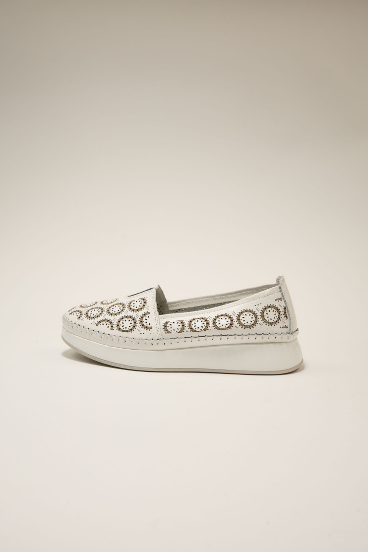 Мокасины ALLSY 195178 - Вид 7 - интернет магазин sandalini.ua