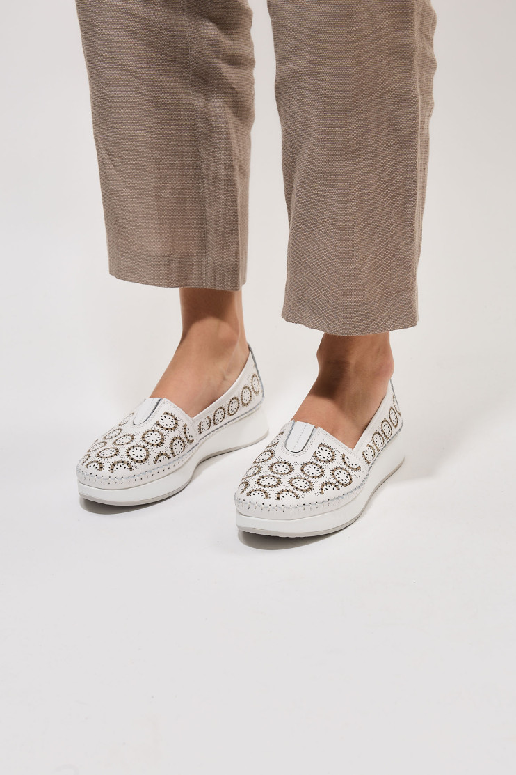 Мокасины ALLSY 195178 - Вид 4 - интернет магазин sandalini.ua