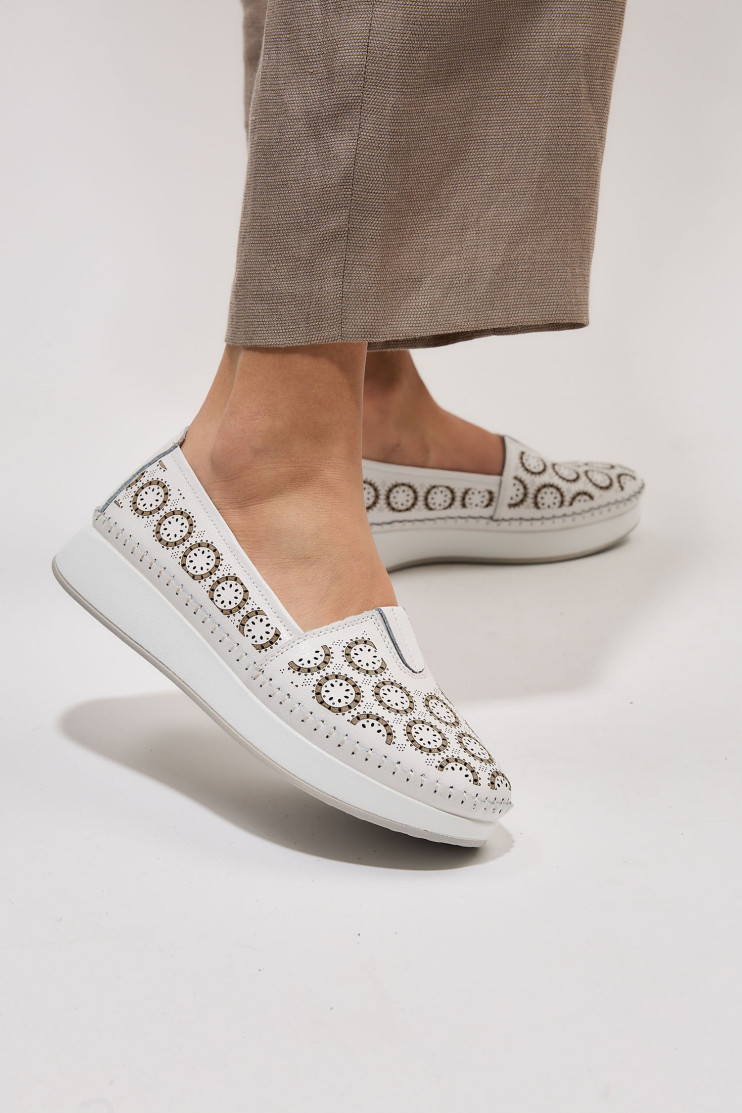 Мокасины ALLSY 195178 - Вид 2 - интернет магазин sandalini.ua