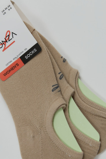 Следы хлопковые женские 3 шт. Lonza 35-38 р. 200571