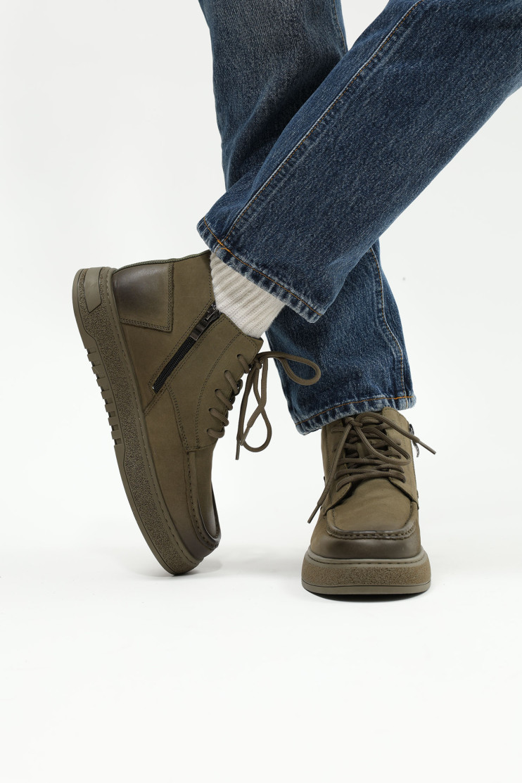 Ботинки мужские Fabio Monelli 181360 - Вид 4 - интернет магазин sandalini.ua