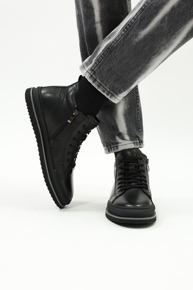 Ботинки мужские Fabio Monelli 181338 - Вид 3 - интернет магазин sandalini.ua