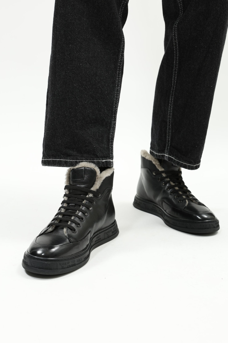 Ботинки мужские Fabio Monelli 181343 - Вид 4 - интернет магазин sandalini.ua